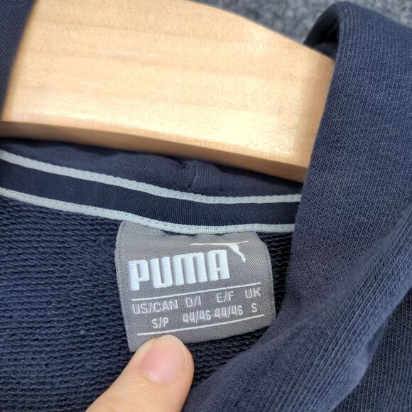 PUMA Men's Red Bull Racing Hoodie Sweatshirt Small Long Sleeve Blue Cotton Blend - Picture 10 of 14